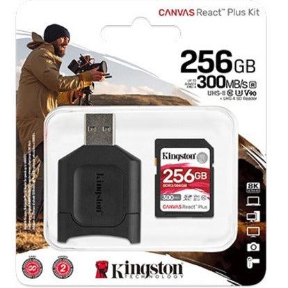 Kingston Technology Canvas React Plus 256 Gb Sd Uhs-Ii Class 10