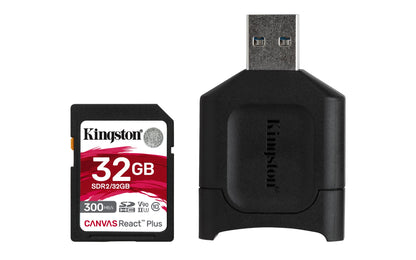 Kingston Technology Canvas React Plus 32 Gb Sd Uhs-Ii Class 10