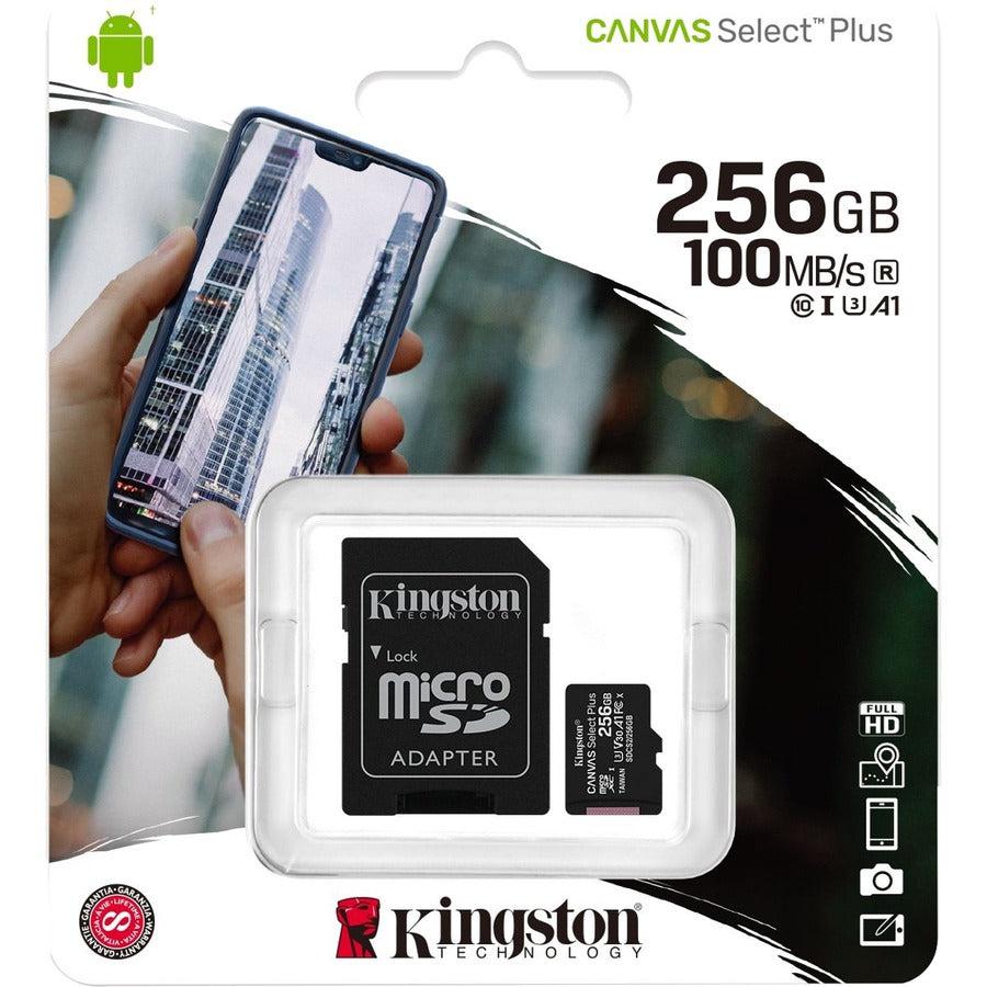 Kingston Technology Canvas Select Plus 256 Gb Microsdxc Uhs-I Class 10