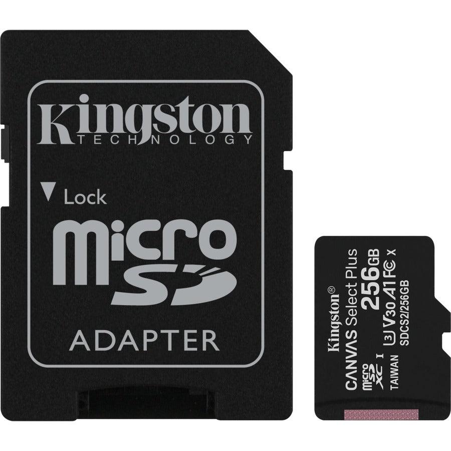 Kingston Technology Canvas Select Plus 256 Gb Microsdxc Uhs-I Class 10