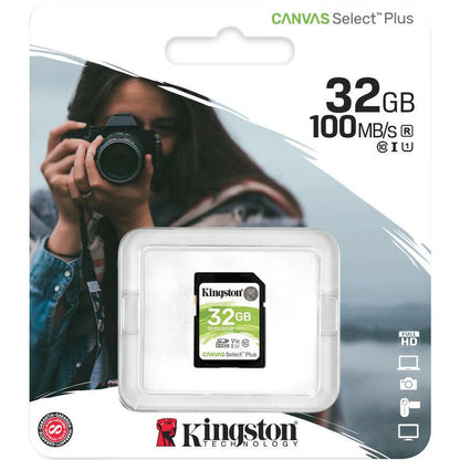 Kingston Technology Canvas Select Plus 32 Gb Sdhc Uhs-I Class 10