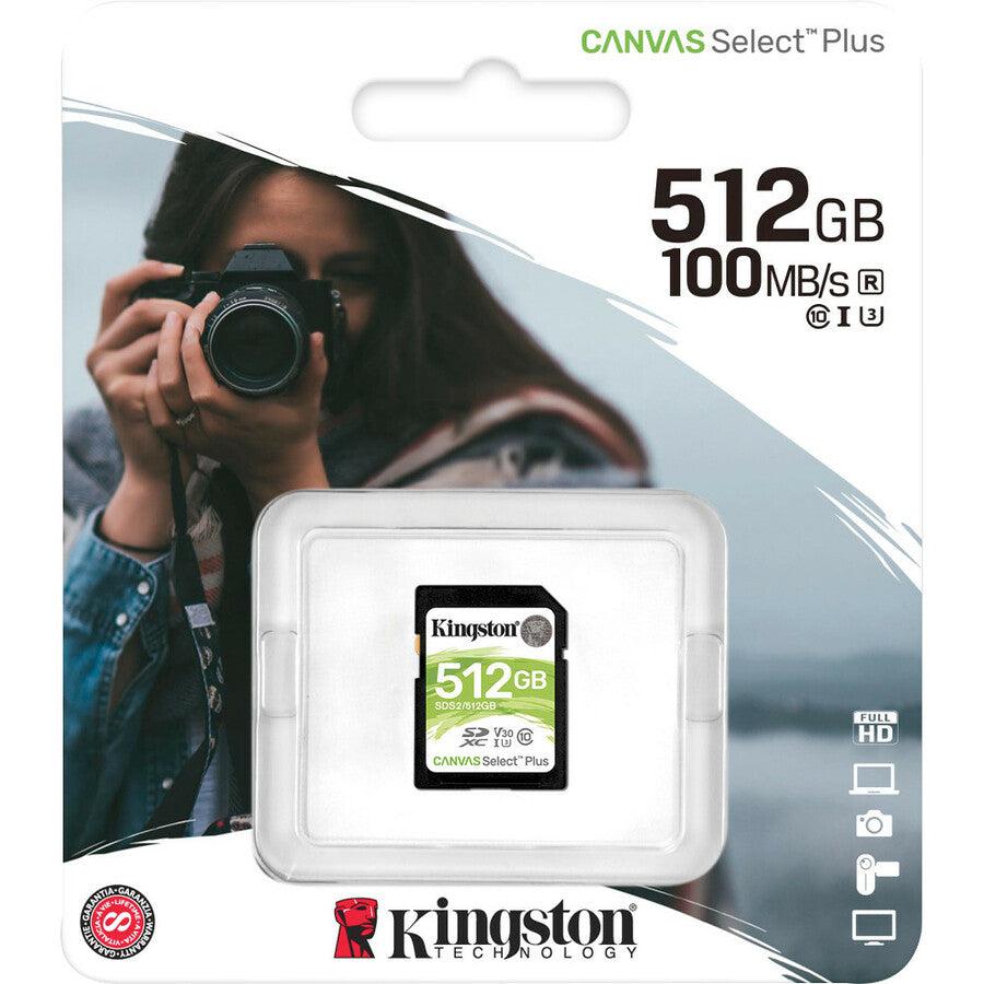 Kingston Technology Canvas Select Plus 512 Gb Sdxc Uhs-I Class 10