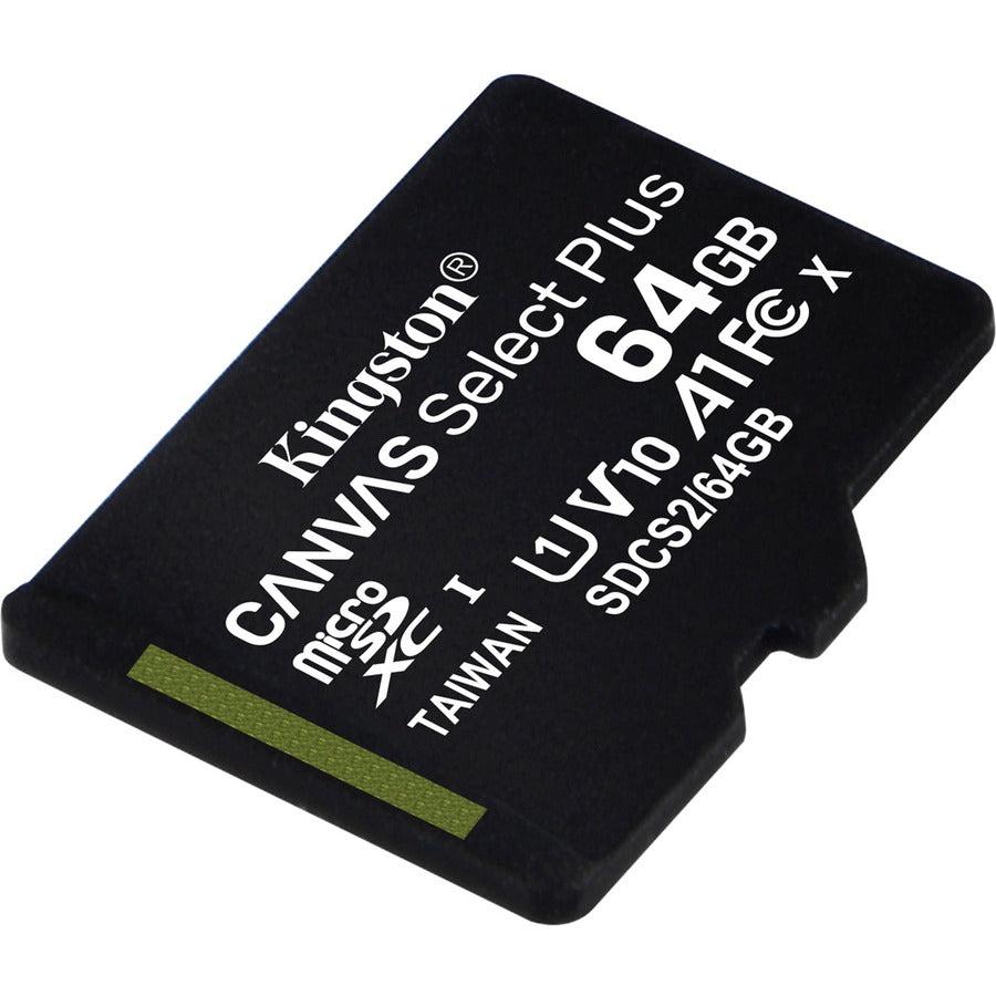 Kingston Technology Canvas Select Plus 64 Gb Microsdxc Uhs-I Class 10