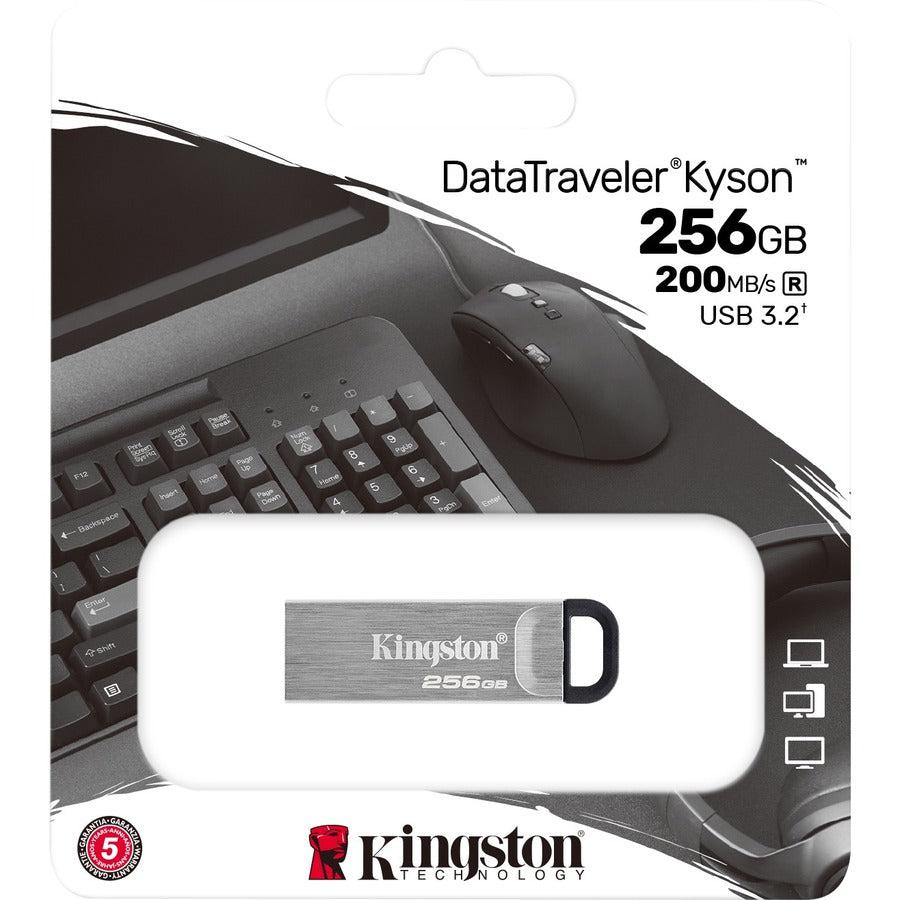 Kingston Technology Datatraveler Kyson Usb Flash Drive 256 Gb Usb Type-A 3.2 Gen 1 (3.1 Gen 1) Silver