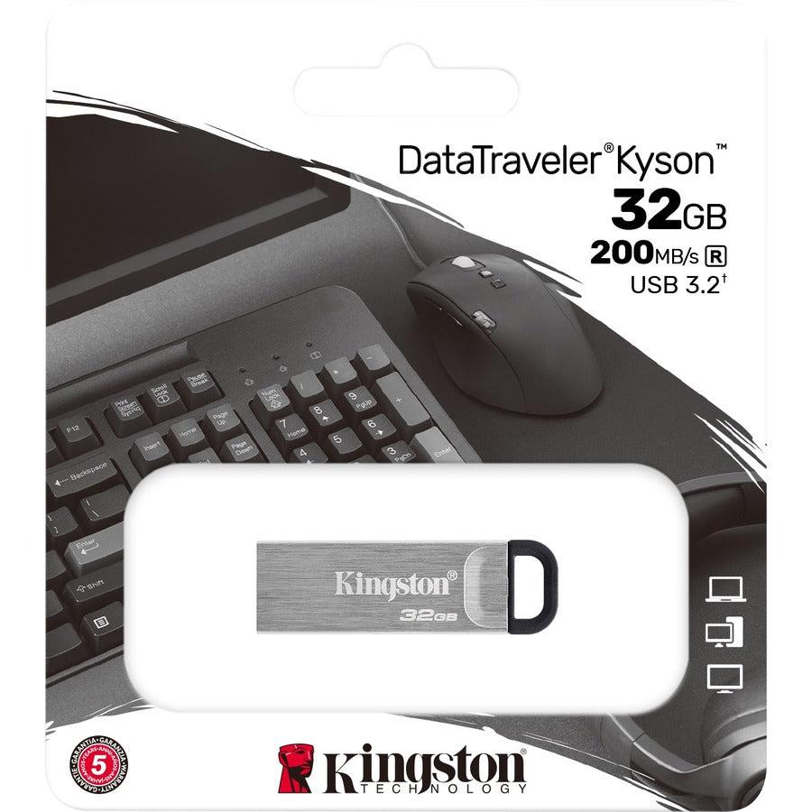 Kingston Technology Datatraveler Kyson Usb Flash Drive 32 Gb Usb Type-A 3.2 Gen 1 (3.1 Gen 1) Silver