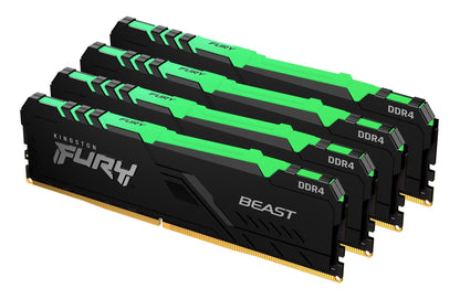 Kingston Technology Fury Beast Rgb Memory Module 32 Gb 4 X 8 Gb Ddr4 3000 Mhz