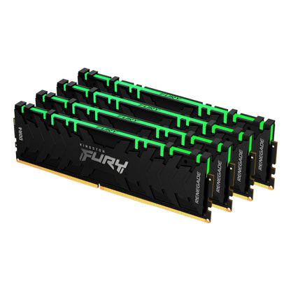 Kingston Technology Fury Renegade Rgb Memory Module 128 Gb 4 X 32 Gb Ddr4 3000 Mhz