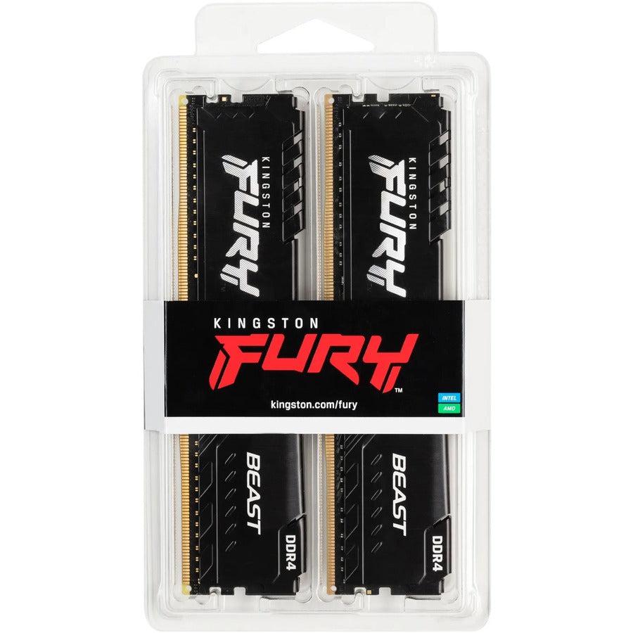 Kingston Technology Fury Beast Memory Module 16 Gb 2 X 8 Gb Ddr4 2666 Mhz