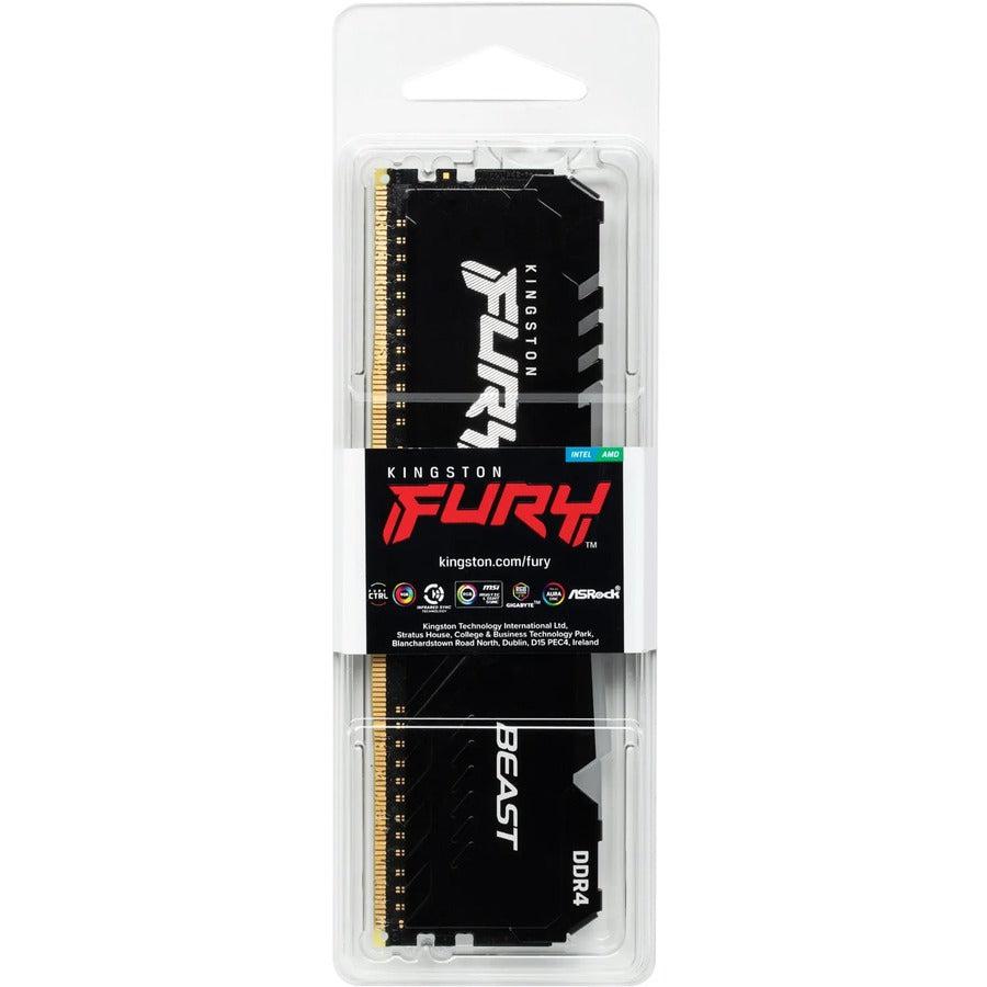 Kingston Technology Fury Beast Rgb Memory Module 128 Gb 4 X 32 Gb Ddr4 2666 Mhz