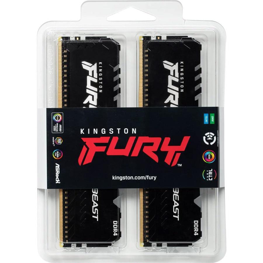 Kingston Technology Fury Beast Rgb Memory Module 16 Gb 2 X 8 Gb Ddr4 3000 Mhz