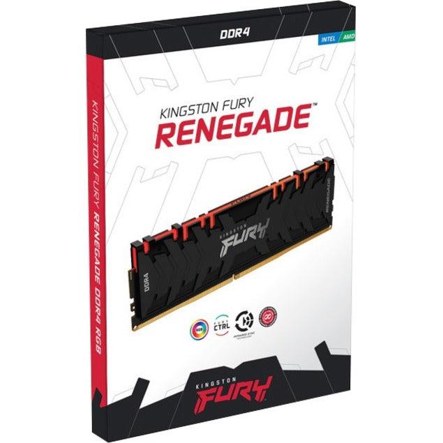 Kingston Technology Fury Renegade Rgb Memory Module 128 Gb 4 X 32 Gb Ddr4 3000 Mhz