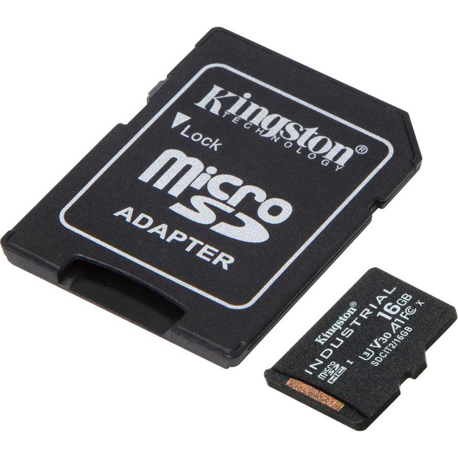 Kingston Technology Industrial 16 Gb Microsdhc Uhs-I Class 10