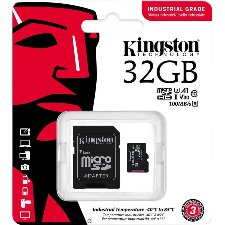 Kingston Technology Industrial 32 Gb Minisdhc Uhs-I Class 10