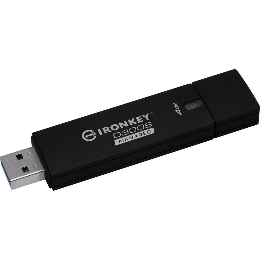 Kingston Technology Ironkey D300 Usb Flash Drive 4 Gb Usb Type-A 3.2 Gen 1 (3.1 Gen 1) Black