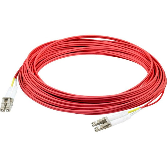 Lc M/M Riser Patch Cbl,1M Red Om4 Duplex Fiber Taa Comp