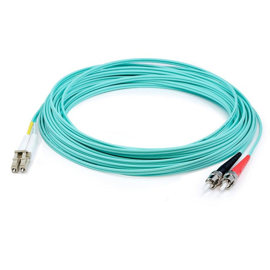 Lc/St M/M Patch Cbl,59M Aqua Om4 Lszh Fiber