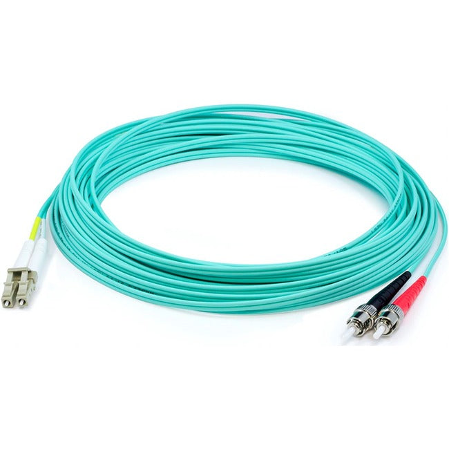 Lc/St M/M Patch Cbl,59M Aqua Om4 Plenum Fiber