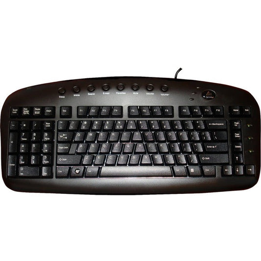 Left Handed Keyboard Wired Usb,Black