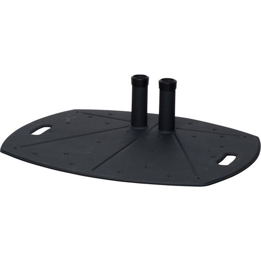 Lightweight Dual-Pole Floor,Stand Base W/ Mount Adapter