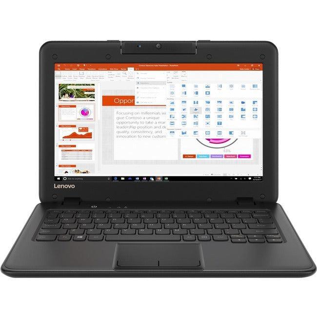 Lenovo 100E 81Cy0039Us 11.6" Netbook - 1366 X 768 - Intel Celeron N3350 Dual-Core (2 Core) 1.10 Ghz - 4 Gb Total Ram - 64 Gb Flash Memory - Black