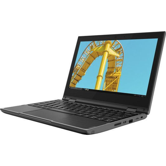 Lenovo 300E Windows 2Nd Gen 82Gk001Vus 11.6" Touchscreen Convertible 2 In 1 Notebook - Hd - 1366 X 768 - Amd 3015E Dual-Core (2 Core) 1.20 Ghz - 4 Gb Total Ram - 64 Gb Flash Memory - Black