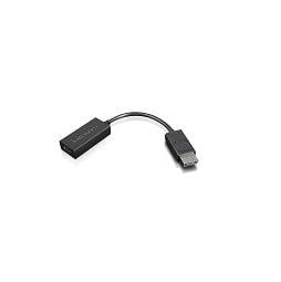 Lenovo 4X90R61023 Video Cable Adapter 0.225 M Displayport Hdmi Type A (Standard) Black