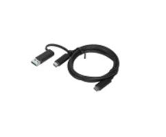 Lenovo 4X90U90618 Usb Cable 1 M Usb 3.2 Gen 1 (3.1 Gen 1) Usb A/Usb C Usb C Black