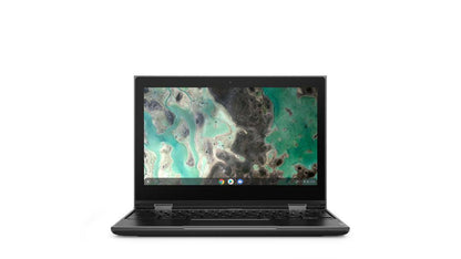 Lenovo 500E Chromebook 29.5 Cm (11.6") Touchscreen Hd Intel® Celeron® N 4 Gb Lpddr4-Sdram 32 Gb Emmc Wi-Fi 5 (802.11Ac) Chrome Os Black