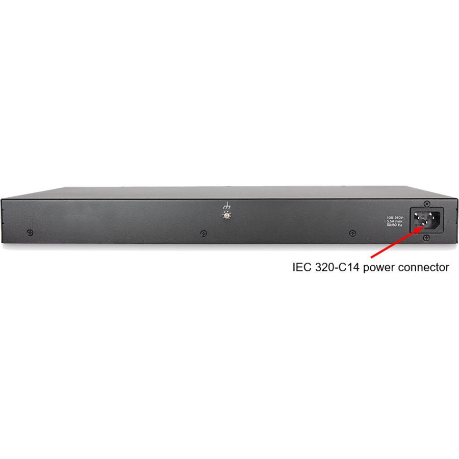 Lenovo Ce0128Pb Managed L2/L3 Gigabit Ethernet (10/100/1000) Power Over Ethernet (Poe) 1U Black