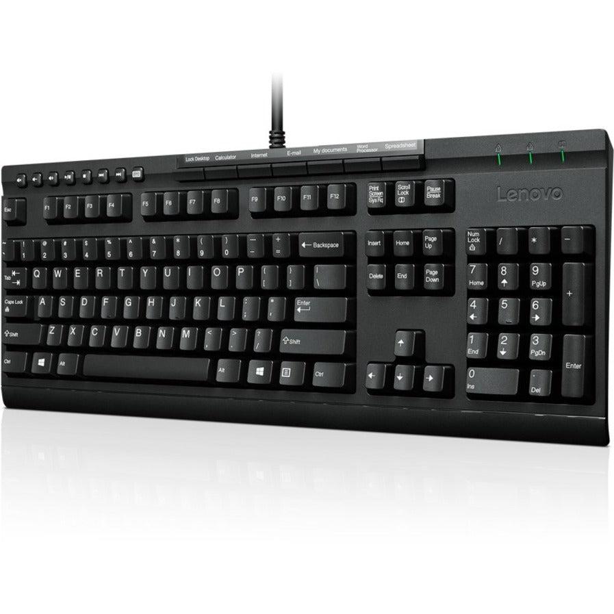 Lenovo Enhanced Performance Usb Gen Ii Keyboard Qwerty Us English Black