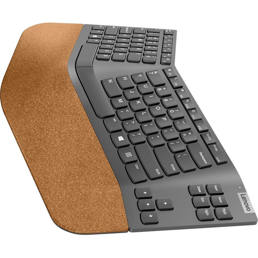 Lenovo Go Wireless Split Keyboard Rf Wireless Us English Grey