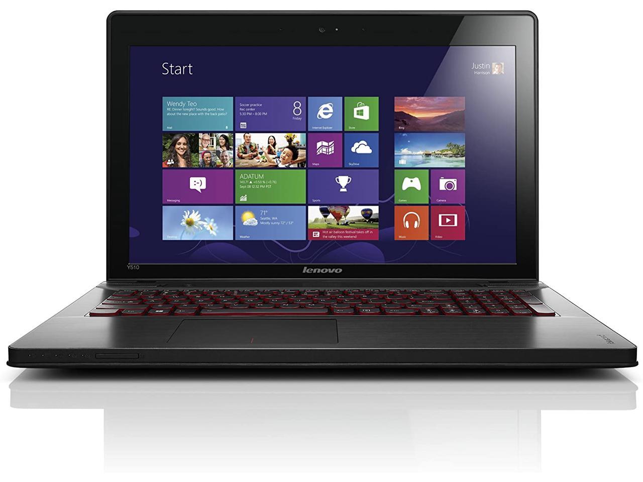 Lenovo Ideapad Y510P 15.6" Fhd Gaming Laptop ( Intel Core I7-4700M 2.4Ghz, 16Gb Ram, 1Tb Ssd, Dual