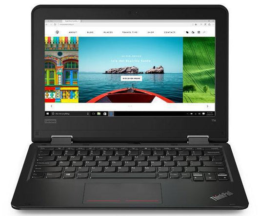 Lenovo Thinkpad 11E Notebook 29.5 Cm (11.6") Hd Intel® Celeron® N 4 Gb Ddr4-Sdram 128 Gb Ssd Wi-Fi 5 (802.11Ac) Windows 10 Pro Black