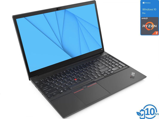 Lenovo Thinkpad E15 Gen 3 Laptop, 15.6" Ips Fhd Display, Amd Ryzen 7 5700U Upto 4.3Ghz, 16Gb Ram,