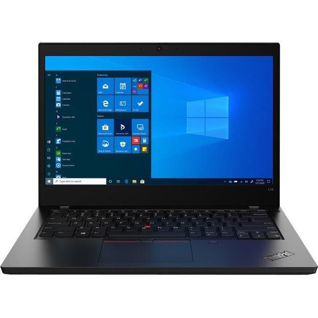 Lenovo Thinkpad L14 Gen1 20U5004Sus 14" Touchscreen Notebook - Full Hd - 1920 X 1080 - Amd Ryzen 5 Pro 4650U Hexa-Core (6 Core) 2.10 Ghz - 8 Gb Total Ram - 256 Gb Ssd - Glossy Black
