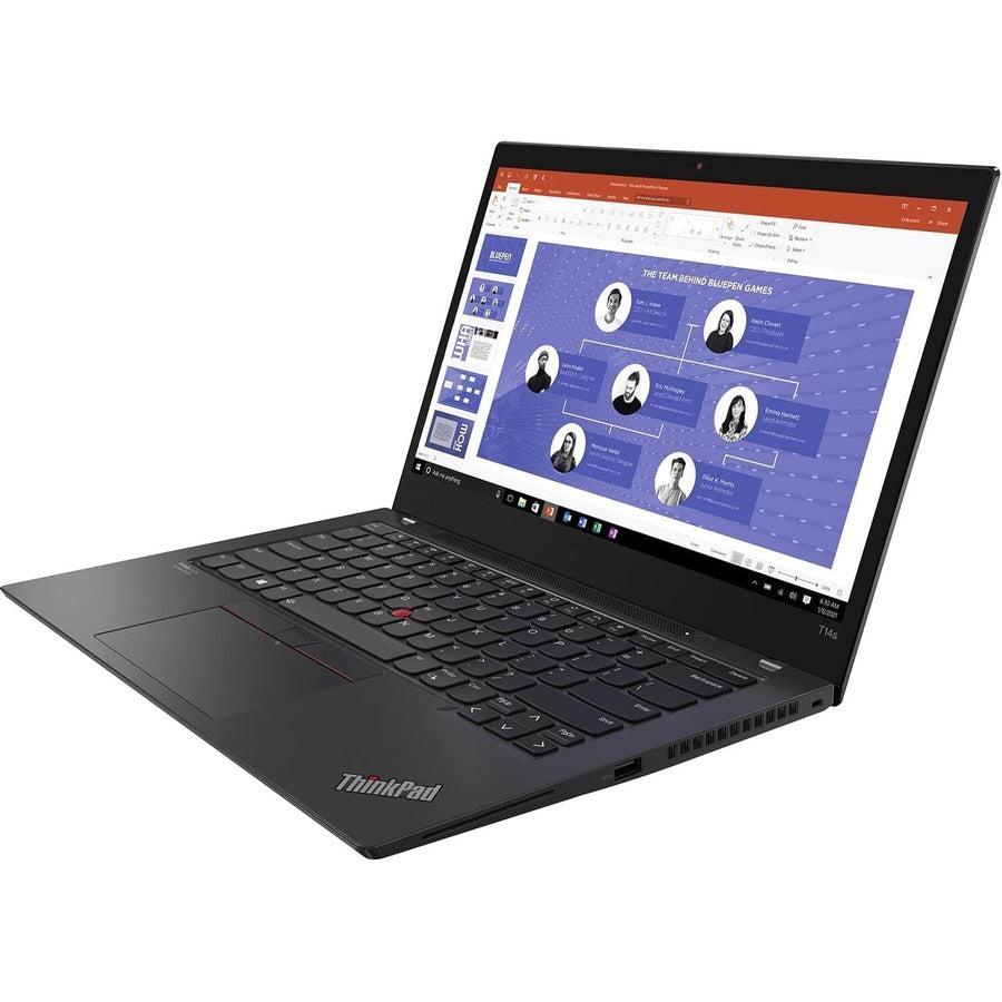 Lenovo Thinkpad T14S Notebook 35.6 Cm (14") Full Hd Amd Ryzen™ 5 Pro 16 Gb Lpddr4-Sdram 256 Gb Ssd Wi-Fi 6 (802.11Ax) Windows 10 Pro Black