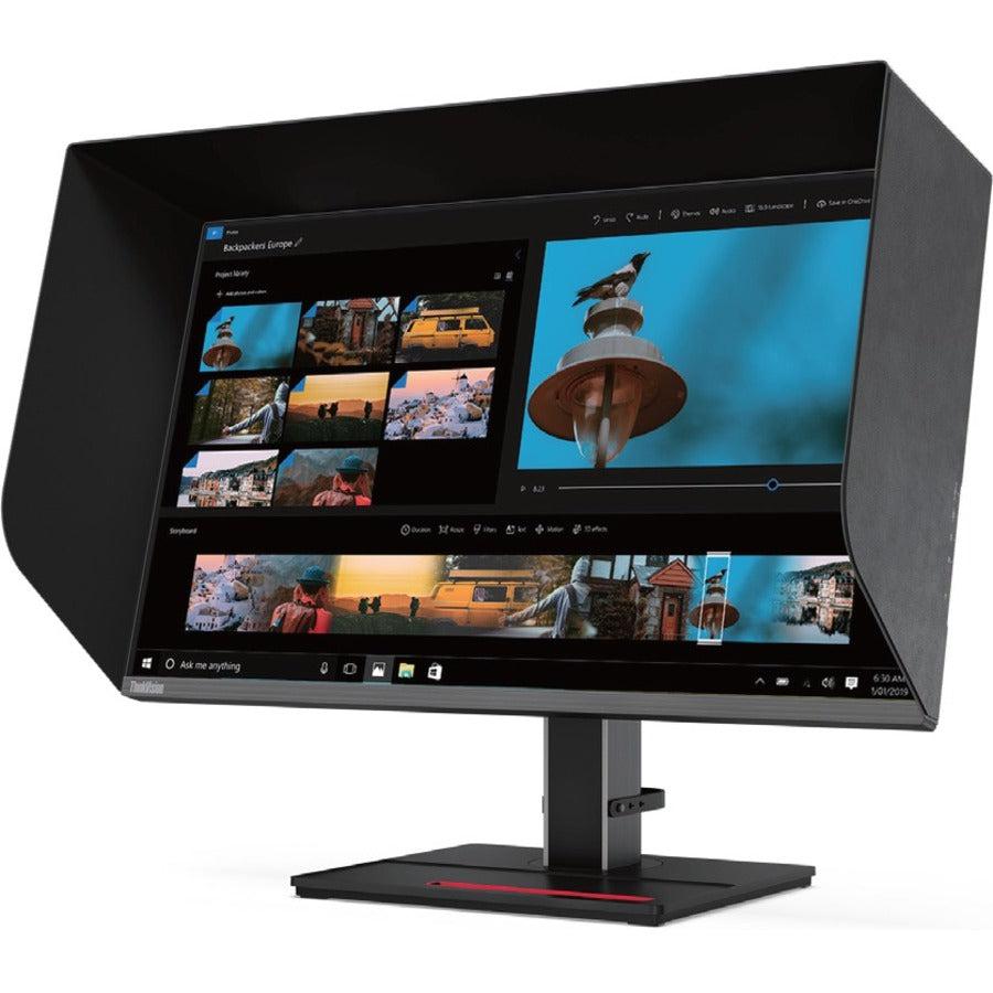 Lenovo Thinkvision Creator Extreme 68.6 Cm (27") 3840 X 2160 Pixels 4K Ultra Hd Led Black