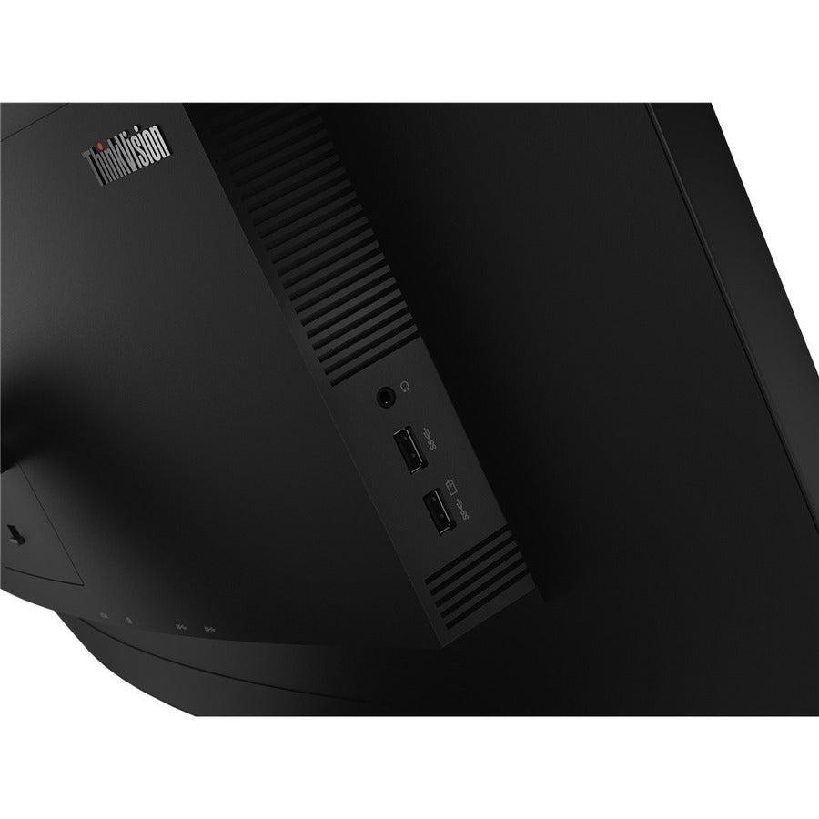 Lenovo Thinkvision T34W-20 86.4 Cm (34") 3440 X 1440 Pixels Ultrawide Quad Hd Led Black