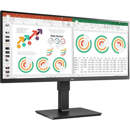 Lg 34Bn770-B Computer Monitor 86.4 Cm (34") 3440 X 1440 Pixels Ultrawide Quad Hd Lcd Black