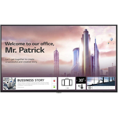 Lg 49Uh5F-H Signage Display Digital Signage Flat Panel 124.5 Cm (49") Ips Wi-Fi 500 Cd/M² 4K Ultra Hd Black Built-In Processor Web Os 24/7