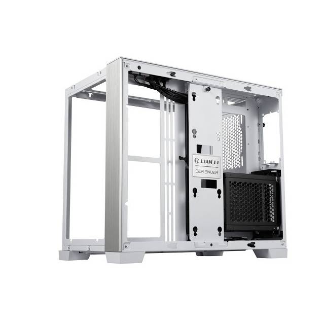 Lian Li O11-Dynamic-Mini White Mini Tower Gaming Case, O11D Mini-W (White)