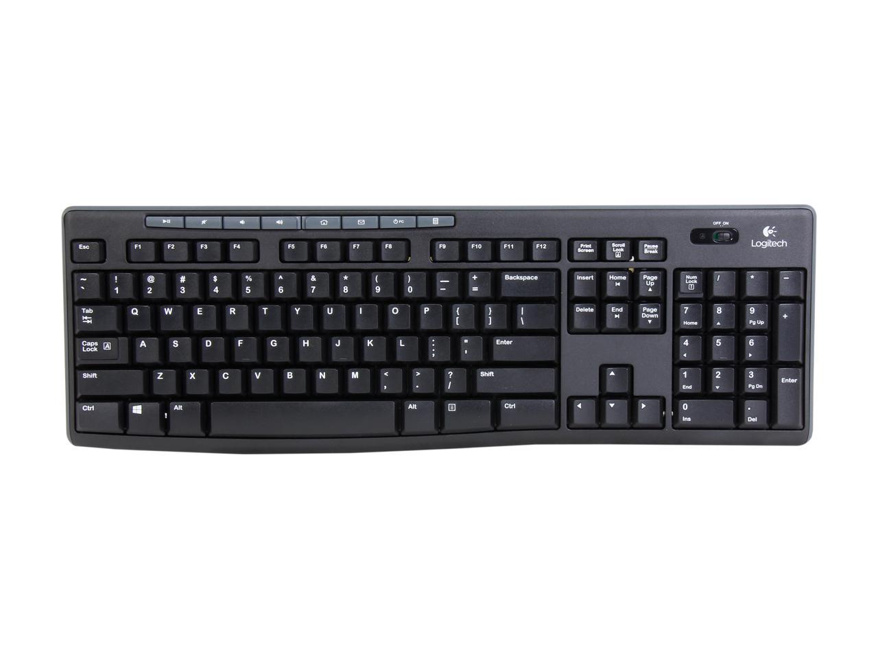 Logitech Desktop Mk270 Wireless Mouse & Keyboard Combo