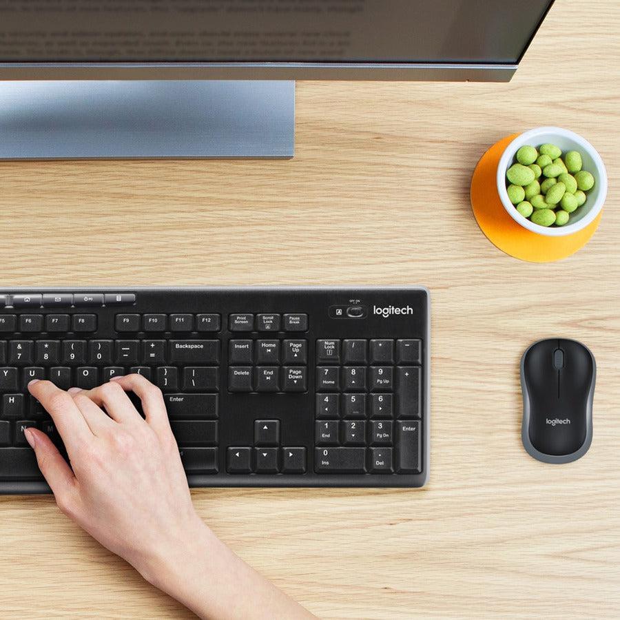 Logitech Desktop Mk270 Wireless Mouse & Keyboard Combo