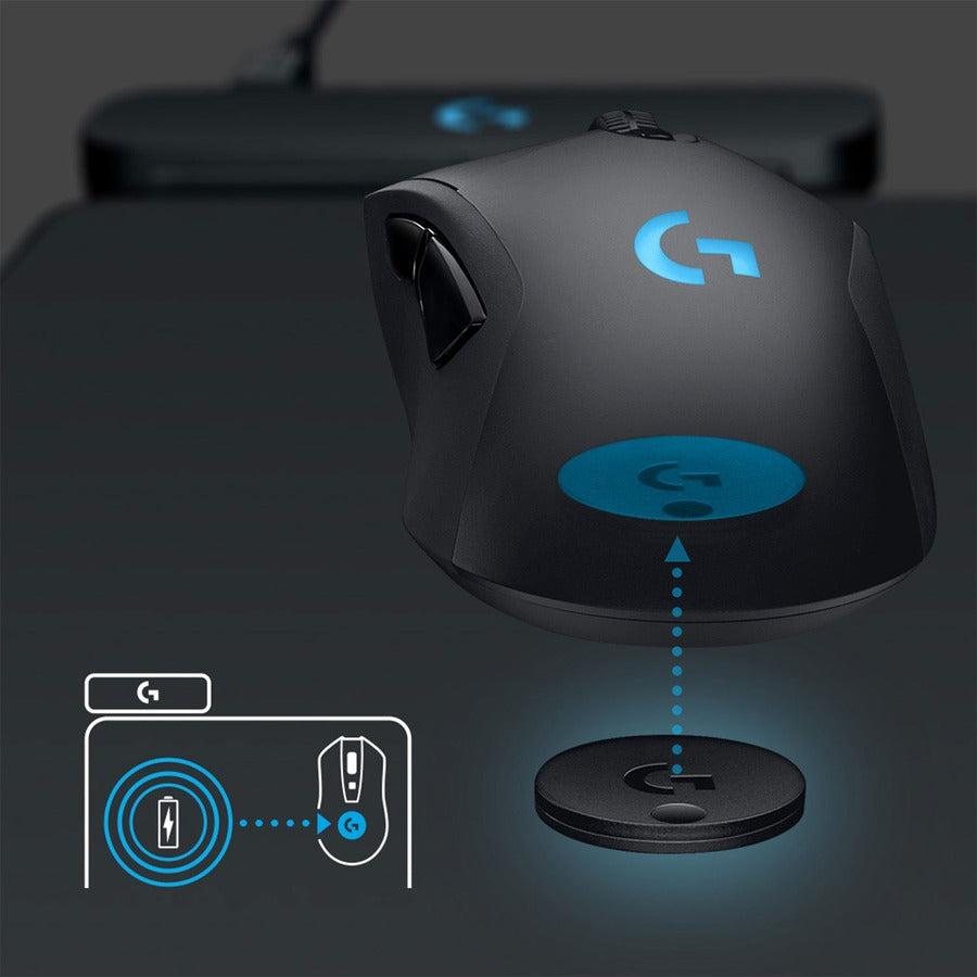 Logitech G Powerplay Wireless Charging System Gaming Mouse Pad Black