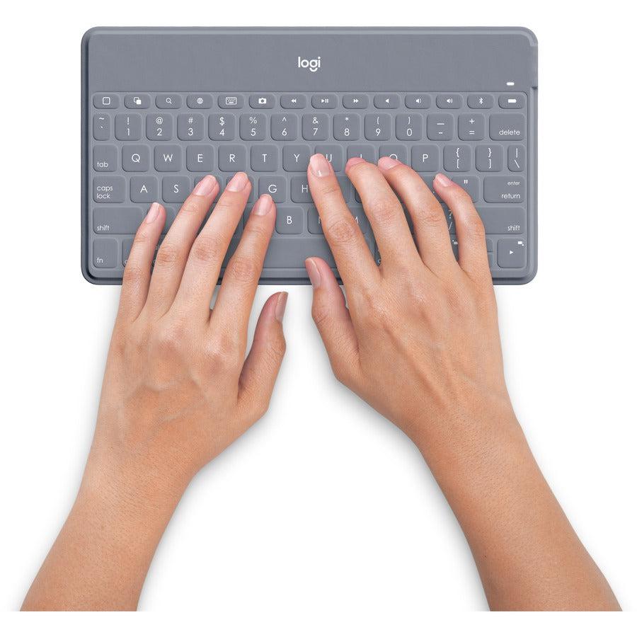 Logitech Keys-To-Go Grey Bluetooth Qwerty