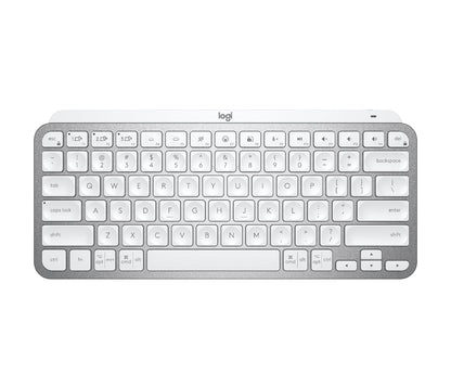 Logitech Mx Keys Mini Keyboard Rf Wireless + Bluetooth Qwerty Us English Aluminium, White