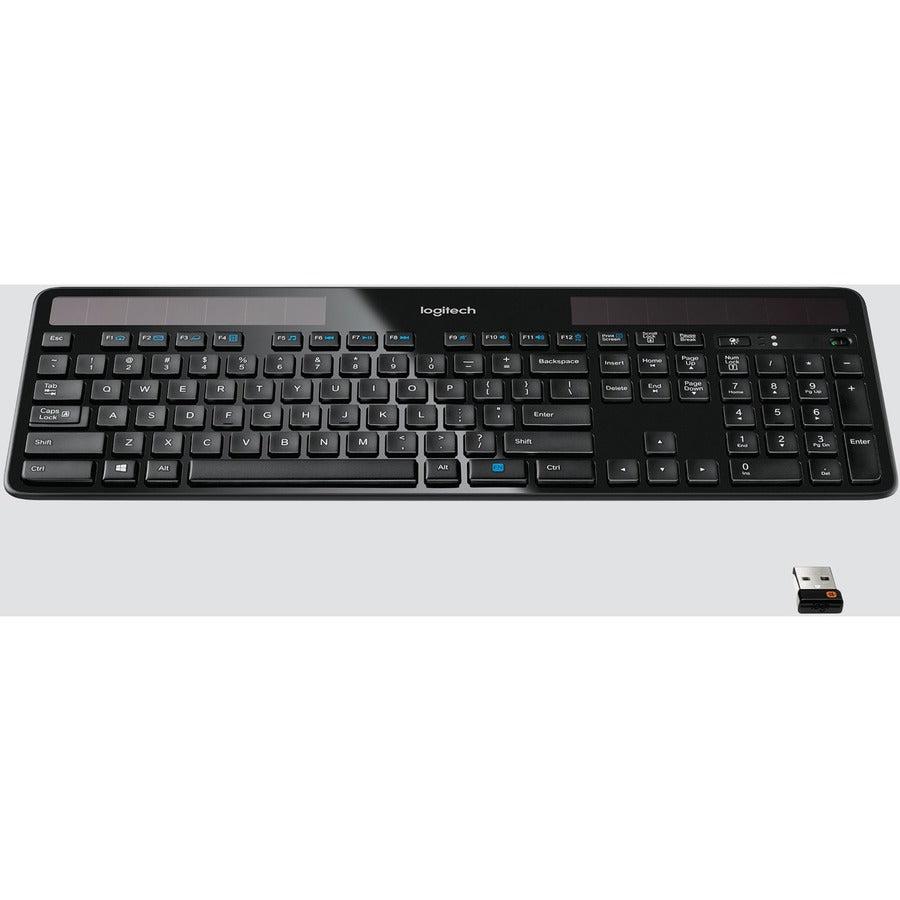 Logitech Wireless Solar K750 Keyboard Rf Wireless English
