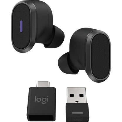 Logitech Zone True Wireless Headset In-Ear Office/Call Center Bluetooth Graphite