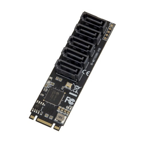 M 2 B+M Key To 5 Ports Sata3,Pcie 3 0 X2 Sata 6G Jmb585 Chipset