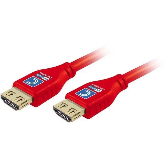 Microflex Pro Av/It Certif 18G,Highspeed Hdmi Cable Deep Red 3Ft
